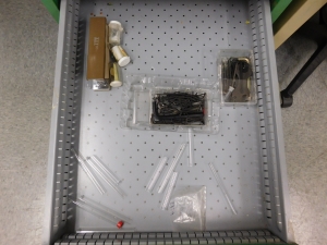 LISTA 6 DRAWER WORKBENCH, W/(2) STAMP SETS-385