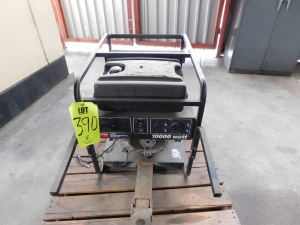 DAYTON 3LW64 PROFESSIONAL DUTY 10,000 WATT PORTABLE GENERATOR, W/HONDA 20 HP GX620/V-TWIN ENGINE-390