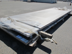 LOT (2) 72" X 175" X 1/2" X 1,896 LBS (TOTAL 3,792 LBS) ZERON SA-240ED2010 METAL PLATE (W-46 YARD) LOADING & HANDLING FEE $25-