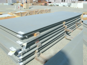 LOT (3) 72" X 240" X 1/2" X 2,599 LBS (TOTAL 7,797 LBS) ZERON SA-240ED2010 METAL PLATE (W-46 YARD) LOADING & HANDLING FEE $25-