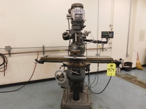 BRIDGEPORT VERTICAL MILL, S/N J295501, W/SONY MILLMAN DIGITAL READ OUT-404