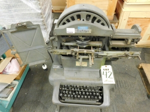 GRAPHOTYPE MODEL 6381, S/N 711301-42