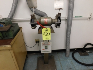 CH DOUBLE ENDED GRINDER, MODEL E-8, FLOOR MODEL-420
