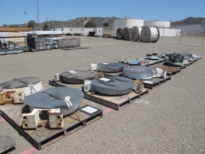 LOT (6) ASSORTED VALVES (W-46 YARD) LOADING & HANDLING FEE $75-