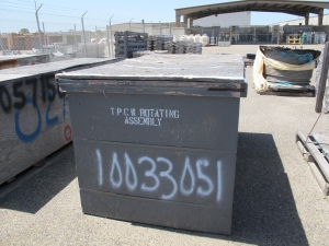 LOT (4) 5.5" X 68" ROUND STAINLESS STEEL PLATES (W-46 YARD) LOADING & HANDLING FEE $100-