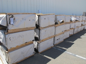 LOT (24) BUNDLES 8' X 42" METALITH PROTECTIVE BARRIERS (G-49 OUTSIDE) LOADING & HANDLING FEE $500-