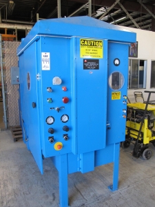 TRIANGLE ENGINEERING INC. MODEL WTC-20HR 18" COUPON CUTTER W/ POWER CLAMPING & SAFETY ENCLOSURE, S/N 3,892,089 (G-49) LOADING & HANDLING FEE $50-