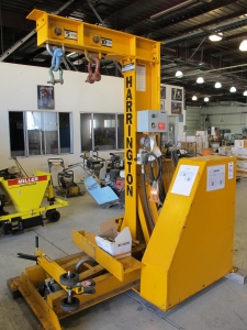 HARRINGTON MODEL DHLT DYNAMIC HOIST LOAD TESTER, S/N HLT69181 (G-49) LOADING & HANDLING FEE $25-