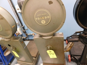 TOLEDO SCALE, MODEL 2181, S/N 14105, CAPACITY: 625 LBS.-447