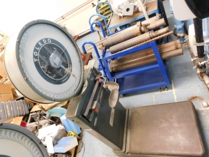 TOLEDO SCALE, MODEL 2181, S/N 541362 CAPACITY: 625 LBS.-448