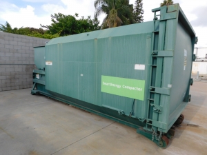 SMART ENERGY WASTE COMPACTOR & SOLAR ENERGY POWER UNIT, 20'X8'X106"-459