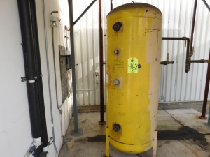 COMPRESSED AIR STORAGE TANK, 92"H. X 35"W.-462