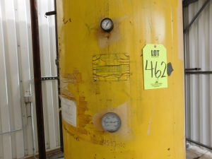 COMPRESSED AIR STORAGE TANK, 92"H. X 35"W.-462