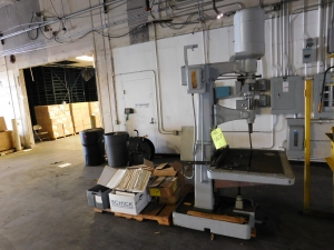 ALLEN PRESS, 8' TALL, TABLE IS 41"X 31"-467