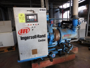 1996 INGERSOLL RAND CENTEC AIR COMPRESSOR, MODEL 1ACV15M2, S/N M96-9180-472