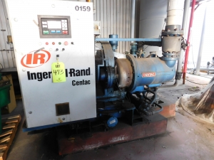 1988 INGERSOLL RAND CENTEC AIR COMPRESSOR, TYPE CV1A5M2, S/N M88-4446-473