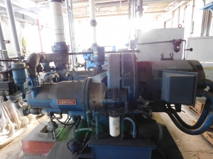 1988 INGERSOLL RAND CENTEC AIR COMPRESSOR, TYPE CV1A5M2, S/N M88-4446-473