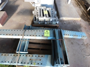 LOT OF (2) PALLETS OF UNASSEMBLED CANTILEVERED MATERIAL RACKING (SEE PHOTO)-475