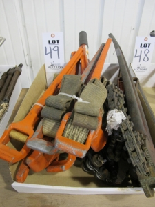 LOT ASSORTED PIPE STRAPS (G-49) LOADING & HANDLING FEE $5-