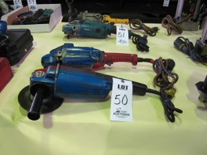 ASSORTED ELECTRIC HAND GRINDERS-50