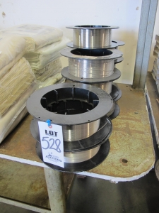 LOT WELDING WIRE SPOOLS (G-49) LOADING & HANDLING FEE $5-