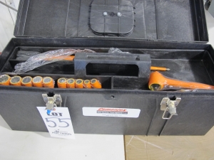 TOOL BOX W/ SOCKET & RATCHETS (G-49) LOADING & HANDLING FEE $5-