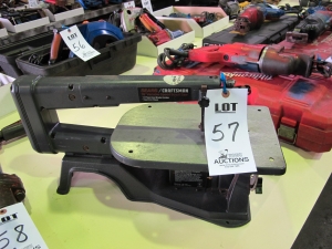 CRAFTSMAN 16" VARIABLE SPEED SCROLL SAW S/N: 0014-57