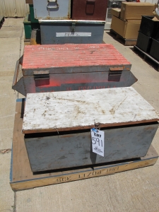 LOT (2) ASSORTED JOB BOXES (G-49) LOADING & HANDLING FEE $15-