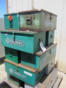 LOT (10) ASSORTED JOB BOXES (G-49) LOADING & HANDLING FEE $15-