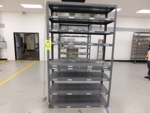 ADJUSTABLE HEAVY DUTY SHELF UNIT, 5'X2'X8-61