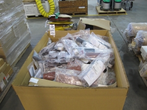 LOT (2) PALLETS ASSORTED TERMINATION KITS, CABLE & COVERS (G-49) LOADING & HANDLING FEE $30-