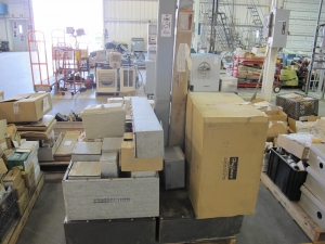 LOT (2) PALLETS ASSORTED MISC. ELECTRICAL SUPPLIES (G-49) LOADING & HANDLING FEE $30-