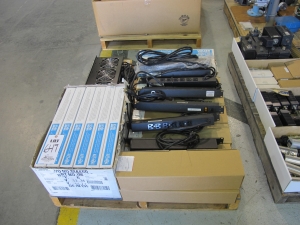 LOT PALLET ASSORTED SURGE PROTECTORS (G-49) LOADING & HANDLING FEE $15-