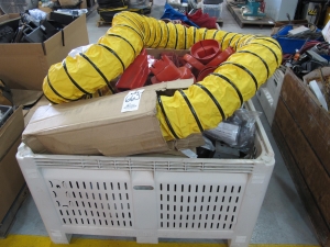 LOT (2) PALLETS ASSORTED AIR & WATER HOSES, ETC. (G-49) LOADING & HANDLING FEE $30-