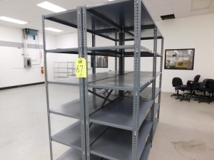 LOT OF (4) ADJUSTABLE SHELF UNITS, 4'X2'X7'-67