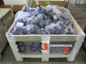 LOT (3) PALLETS FULL FACE MASKS & (1) PALLET MASK FILTERS (G-49) LOADING & HANDLING FEE $45-