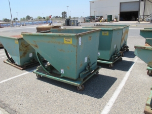LOT (2) VMI SELF DUMP HOPPERS (G-49 OUTSIDE) LOADING & HANDLING FEE $30-