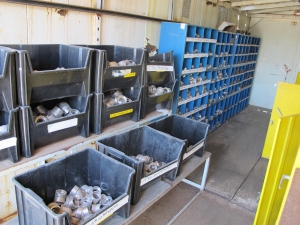 8' X 8' X 20' STORAGE CONTAINER W/ CONTENTS (G-49 YARD) LOADING & HANDLING FEE $175-