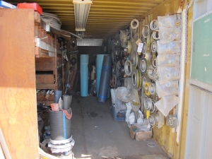 8' X 8' X 20' STORAGE CONTAINER W/ CONTENTS (G-49 YARD) LOADING & HANDLING FEE $175-