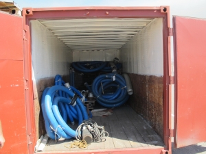 8' X 8' X 20' STORAGE CONTAINER W/ CONTENTS (G-49 YARD) LOADING & HANDLING FEE $175-