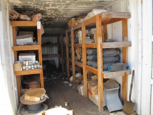 8' X 8' X 20' STORAGE CONTAINER W/ CONTENTS (G-49 YARD) LOADING & HANDLING FEE $175-