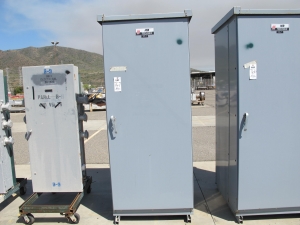 LOT ASSORTED ELECTRICAL BOXES, PIPES, RACKS, BEAMS, ETC. (G-49 YARD) LOADING & HANDLING FEE $250-