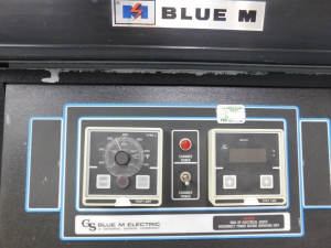 BLUE M OVEN, MODEL POM7-206C3, TEMP RANGE: UP TO 343 DEG. C/650 DEG. F, S/N P38-1779-77