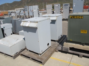 LOT (3) ELECTRICAL BOXES (G-49 YARD) LOADING & HANDLING FEE $30-