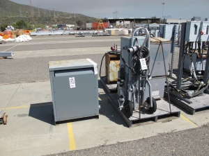 LOT ASSORTED ELECTRICAL BOX & TRANSFORMER (G-49 YARD) LOADING & HANDLING FEE $15-