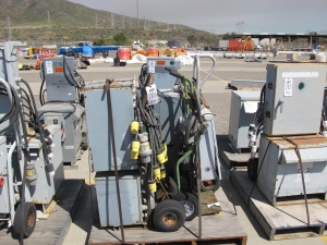 LOT (3) ELECTRICAL BOXES (G-49 YARD) LOADING & HANDLING FEE $15-