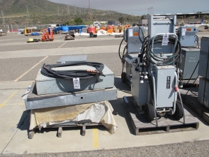 LOT ASSORTED ELECTRICAL BOXES & TRANSFORMERS (G-49 YARD) LOADING & HANDLING FEE $15-