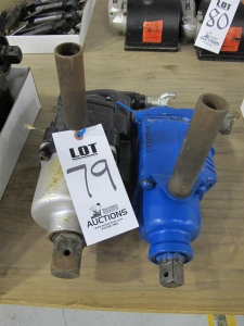 LOT (2) PNEUMATIC IMPACT WRENCHES (G-49) LOADING & HANDLING FEE $5-