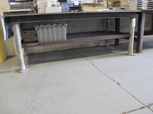 8' X 4' X 3/4" WELDING TABLE (G-49) LOADING & HANDLING FEE $25-