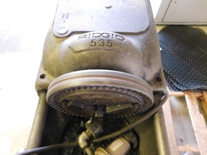 RIDGID 535 PIPE THREADER, S/N 338245-84